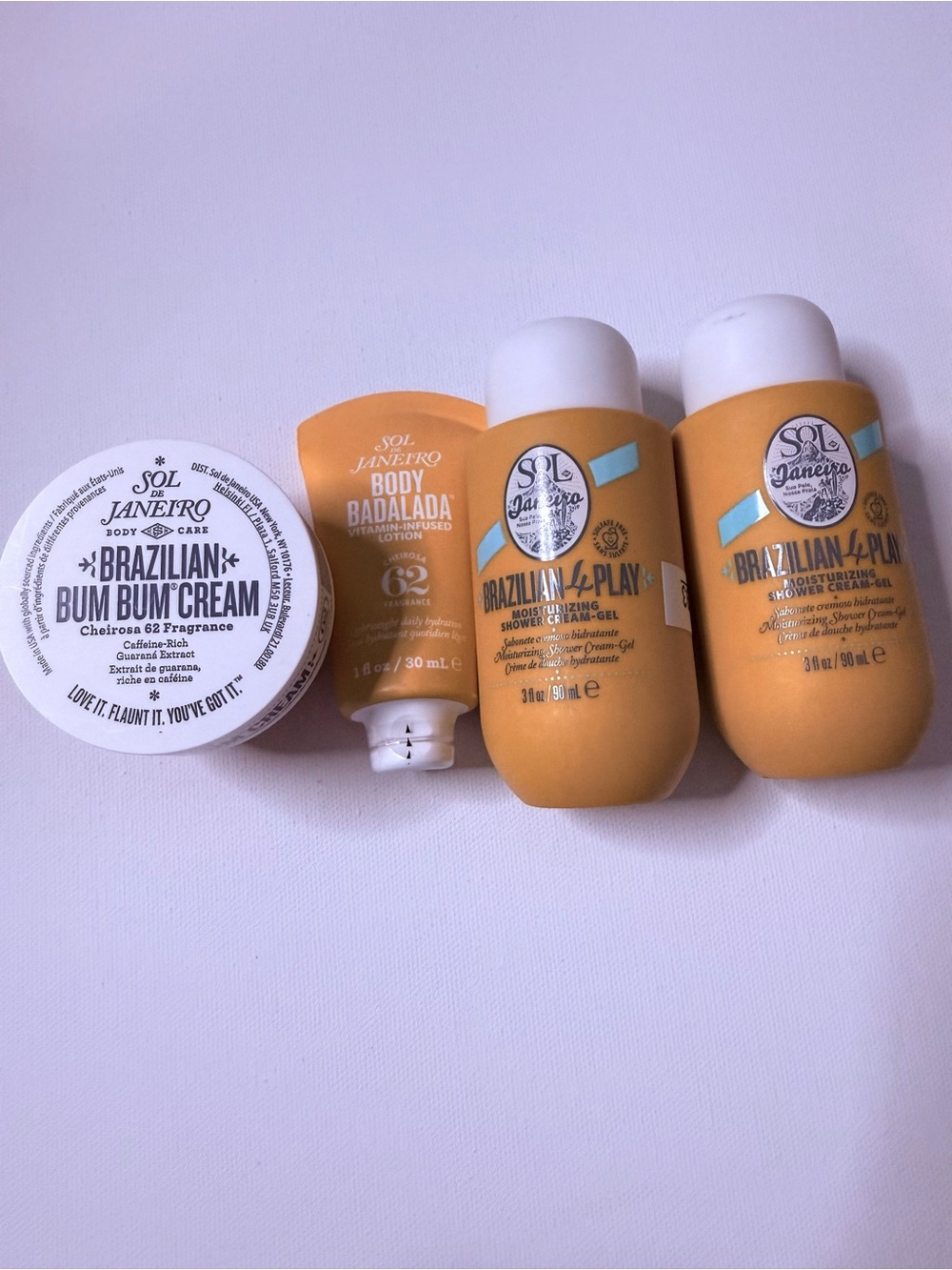 NWT Sol de Janeiro Cheirosa 62 Mini Body Care Bundle 4-Piece Set